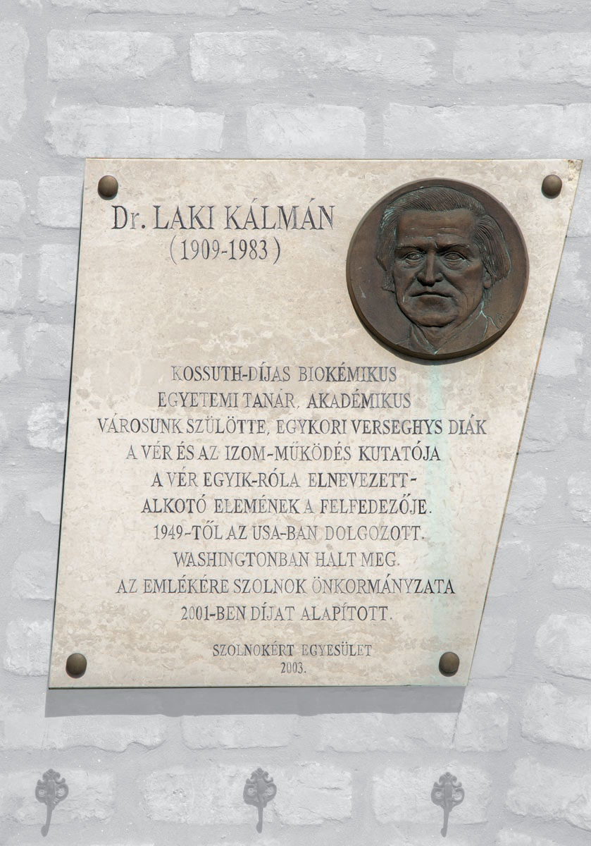 Dr. Laki Kálmán-emléktábla